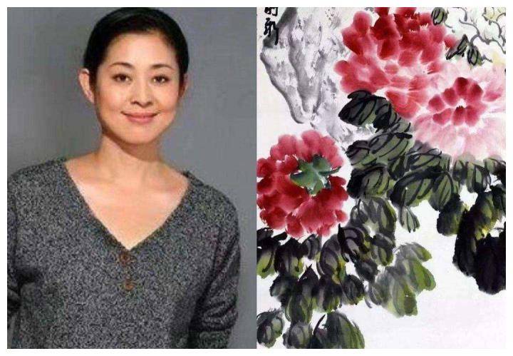 只因出名，倪萍一幅画卖到了百万人民币