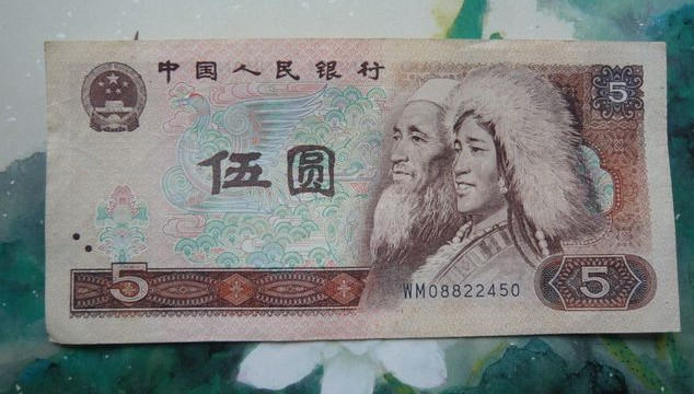 人民币中五(中国人民币五元)