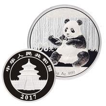 2017年中外熊猫纪念币(2017熊猫纪念币整套)