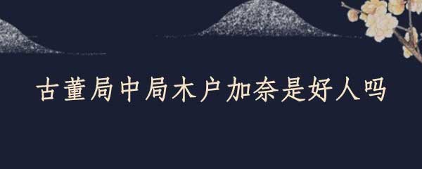 决币中木户(决币木户和美子)